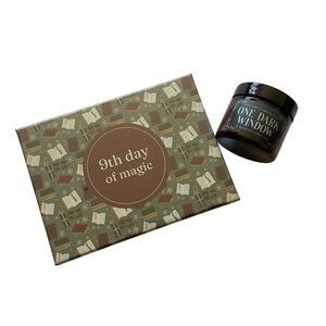 One Dark Window Stationary Set and 2 oz. Candle